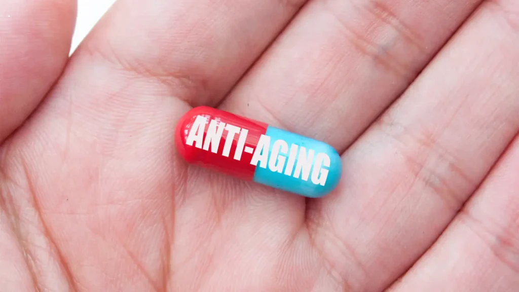 Anti-aging supplements and vitamins for skin health