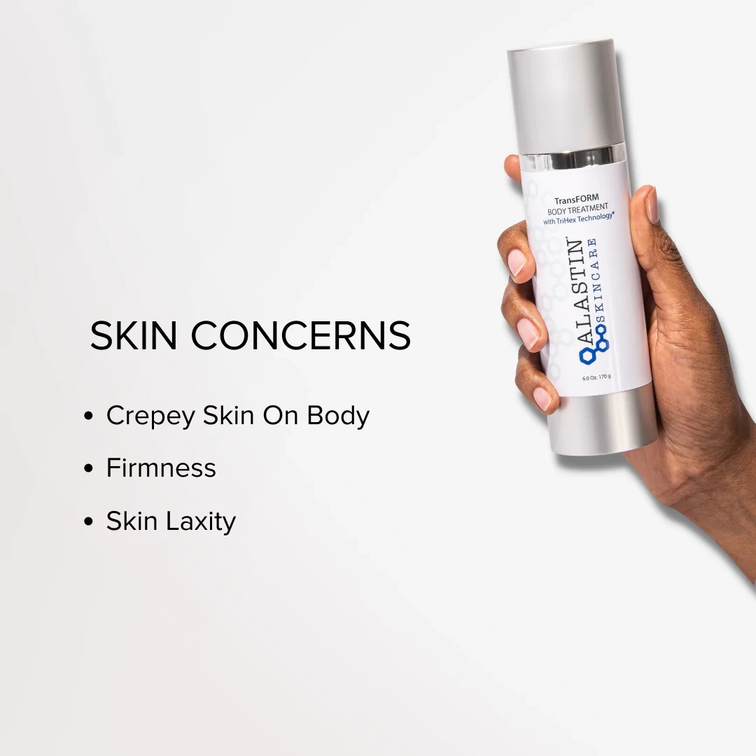 Alastin Transform Body Treatment addressing various skin concerns