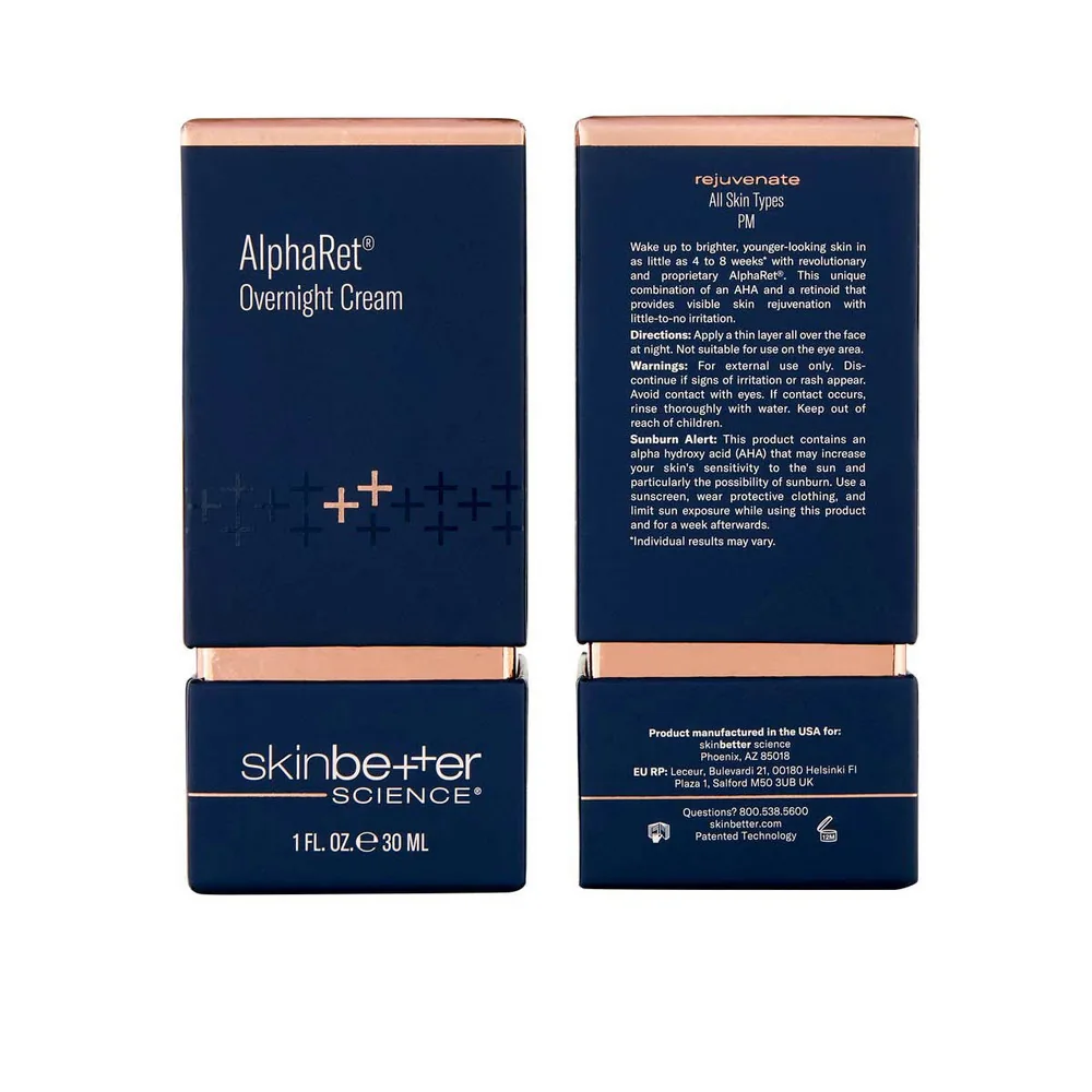 AlphaRet Overnight Cream 30ml by Skinbetter Science