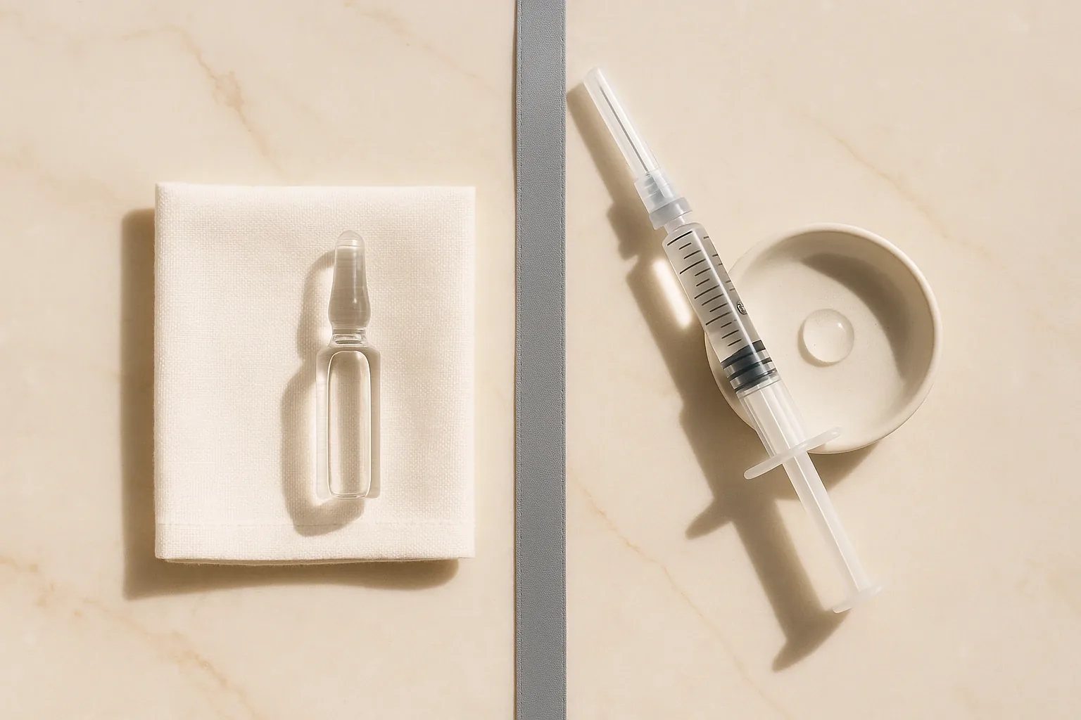 Chin Botox vs chin filler &mdash; same area, two very different tools