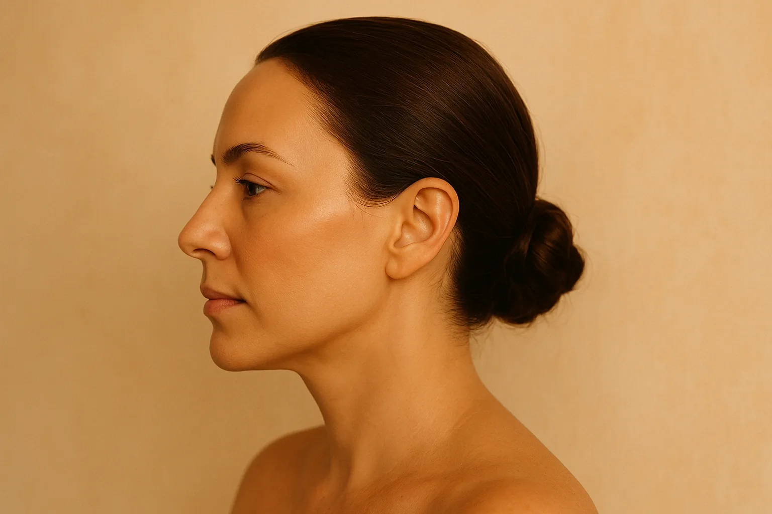 Forehead filler &mdash; smooth, naturally filled forehead silhouette at Femme Aesthetics
