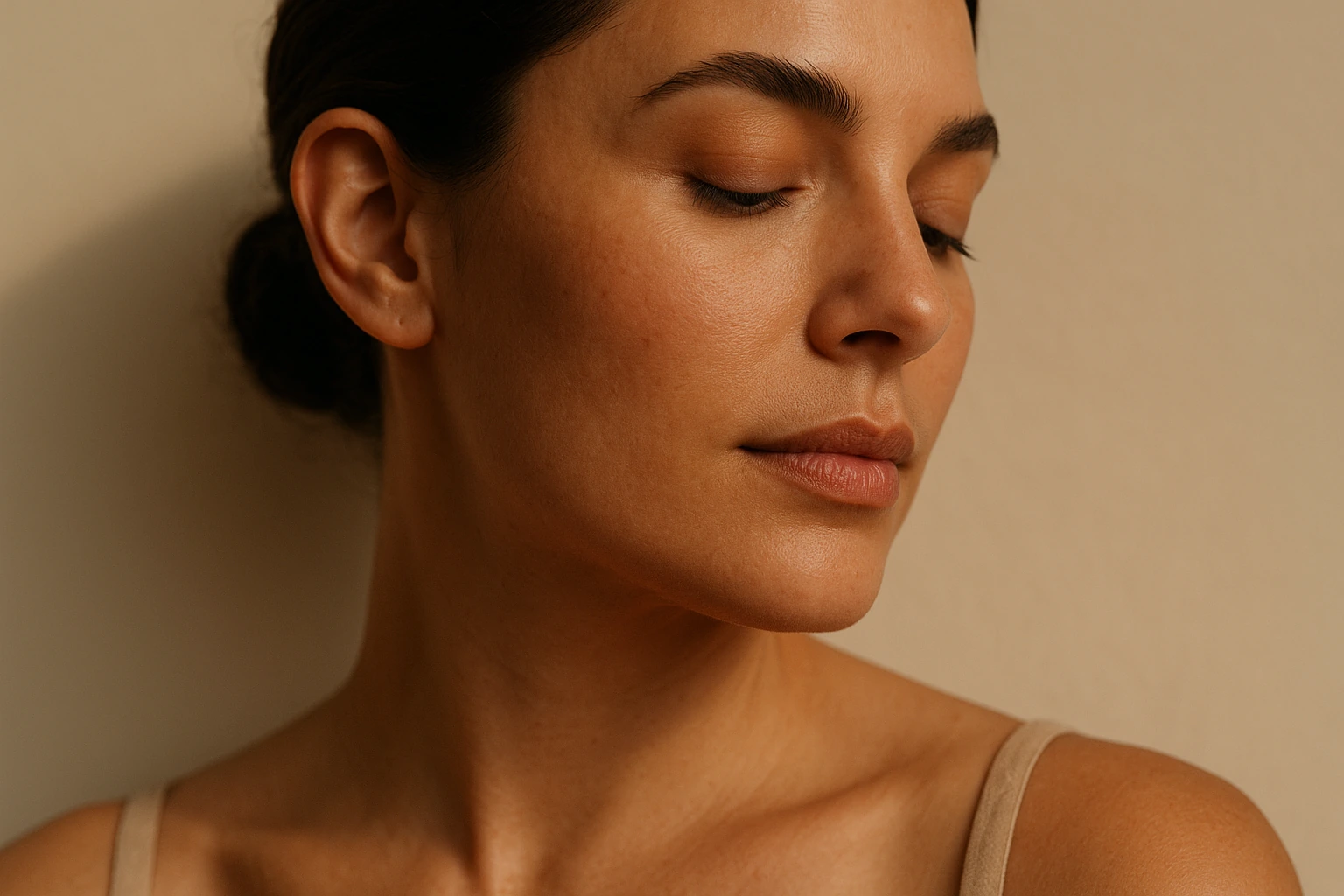 Lip flip results &mdash; subtle, natural-looking fuller upper lip