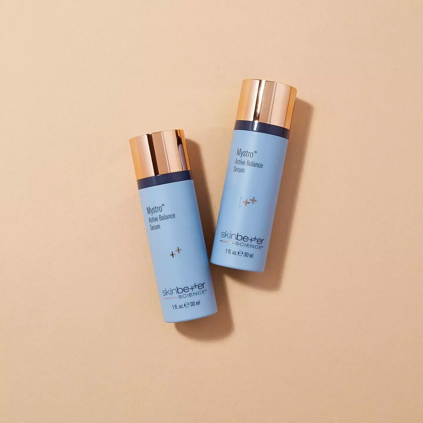 Mystro Active Balance Serum before and after results showing improved skin texture and reduced pores